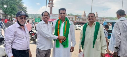 हरिद्वार13जुलाई25*भारतीय किसान यूनियन के राष्ट्रीय अध्यक्ष चौधरी जोगेन्द्र सिंह घासीराम नैन आज हरिद्वार पहुँचे।