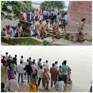 कौशाम्बी16जुलाई25*स्नान करने गया युवक गंगा में समाया गोताखोरों की मदद से तलाश जारी*