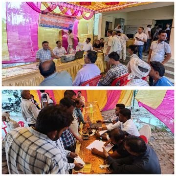 कानपुर नगर18जुलाई25*शिवराजपुर विद्युत उपखंड मेगा कैंप में ढाई लाख की बकाया धनराशि जमा हुई कानपुर नगर18जुलाई25*शिवराजपुर विद्युत उपखंड मेगा कैंप में ढाई लाख की बकाया धनराशि जमा हुई