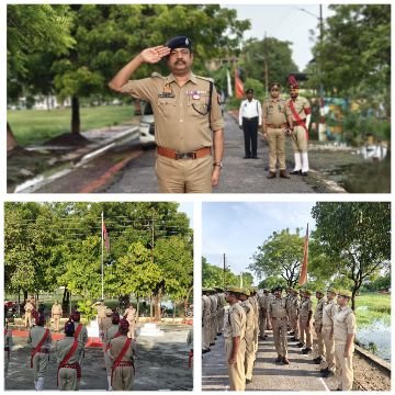 कौशाम्बी18जुलाई25*पुलिस अधीक्षक राजेश कुमार ने परेड की ली सलामी, टोली बार का किया निरीक्षण*...
