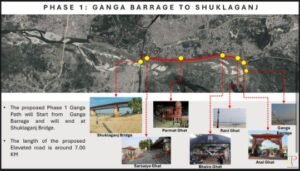 कानपुर नगर18जुलाई25*शुक्ला गंज से अटल घाट तक गंगा पथ सड़क मार्ग और रिवर फ्रंट की बनेगी डी पी आर