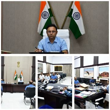 भागलपुर21जुलाई25*जिलाधिकारी ने कई विभागों की समीक्षा की*