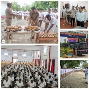 मिर्जापुर: 20जुलाई 25 *प्रशिक्षणार्थीयो के वाहिनी आगमन पर स्वागत*