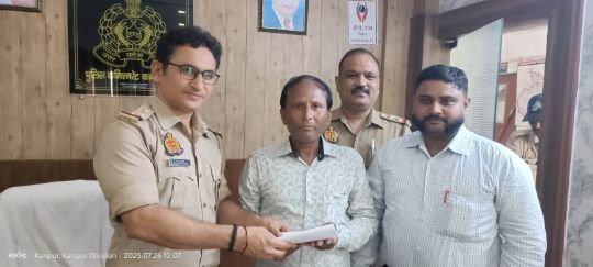 कानपुर26जुलाई25*थाना- नौबस्ता कमिश्नरेट कानपुर नगर करीब 80,000 रूपये मूल्य के खोये मोबाइल फोनों की बरामदगी