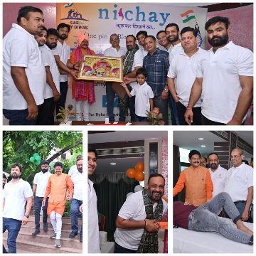 जयपुर27जुलाई25*दा बाइक ग्रास फील्ड रिसोर्ट में निश्चय संस्थान द्वारा आयोजित आज 5 वे रक्तदान शिविर का आयोजन हुआ*