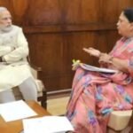 जयपुर29जुलाई25*वसुंधरा की पीएम से मुलाकात-सीएम भी रहे दिल्ली दौरे पर:
