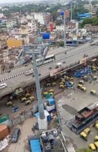 वाराणसी30जुलाई25*रोपवे के संचालन के लिए चल रहा पहले सेक्शन का परीक्षण*