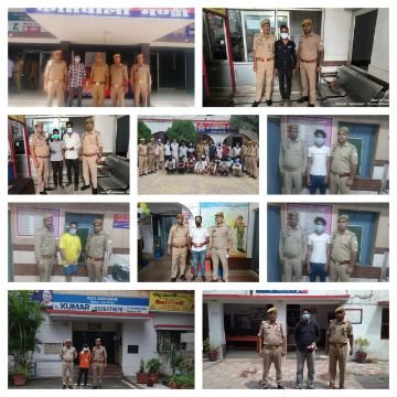 सहारनपुर30जुलाई25*जनपद सहारनपुर के सभी थानों की क्राइम रिपोर्ट