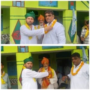 मथुरा 31 जुलाई 25*को भारतीय किसान यूनियन हरियाणा घासीराम नेन बैठक हुई तहसील महावन चंदू नगला में