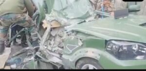 लेह कश्मीर31जुलाई25*लेह में बड़ा हादसा: सेना के वाहन पर गिरा पत्थर, लेफ्टिनेंट कर्नल समेत 2 जवान शहीद, 3 अफसर घायल*