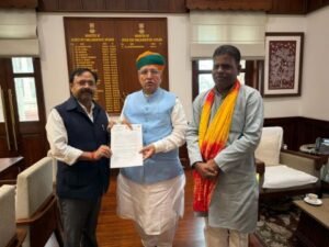 कानपुर नगर/कानपुर देहात31जुलाई25*तहसीलों की स्थापना को लेकर विधि एवं न्याय मन्त्री से भेंट की