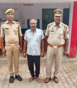मथुरा 7 जुलाई 25*थाना माँट पुलिस द्वारा एक नफर वाँछित अभियुक्त को किया गिरफ्तार ।