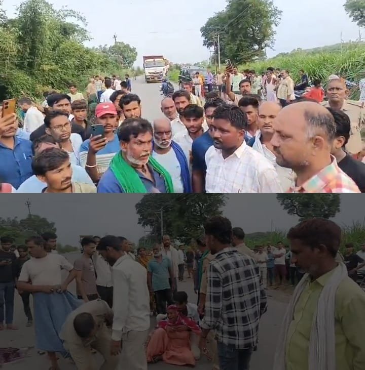 फतेहपुर02ज*अगस्त25*बिन्दकी में सड़क हादसे में साले-बहनोई की मौत*