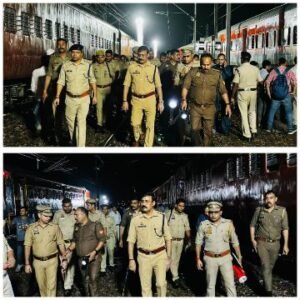 कानपुर नगर1अगस्त25*भाऊपुर रेलवे स्टेशन पर ट्रेन हादसे का निरीक्षण करने पहुंचे पुलिस उपायुक्त पश्चिम दिनेश त्रिपाठी*