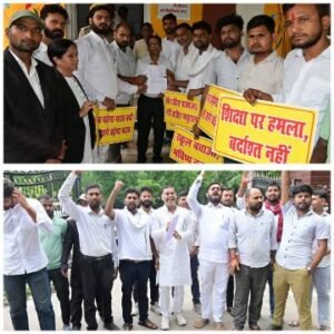 प्रयागराज31जुलाई25*स्कूल बंदी के खिलाफ़ विरोध प्रदर्शन, मुख्यमंत्री को ज्ञापन सौंपा