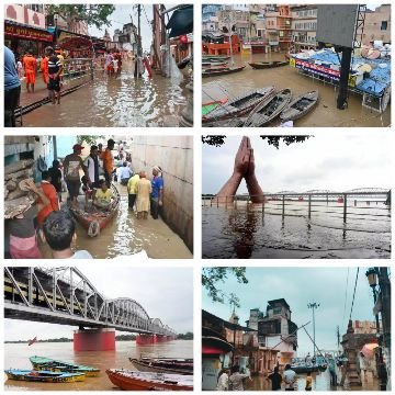 वाराणसी3अगस्त25*खतरे के निशान से ऊपर गंगा, घरों में घुसा पानी,तटवर्ती इलाकों में मचा हाहाकार वाराणसी3अगस्त25*खतरे के निशान से ऊपर गंगा, घरों में घुसा पानी,तटवर्ती इलाकों में मचा हाहाकार