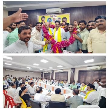 कौशांबी6अगस्त25*एक एक कार्यकर्ता के दिलो दिमाग में जोश भर गए एम एल सी प्रताप गढ़ अक्षय प्रताप सिंह*