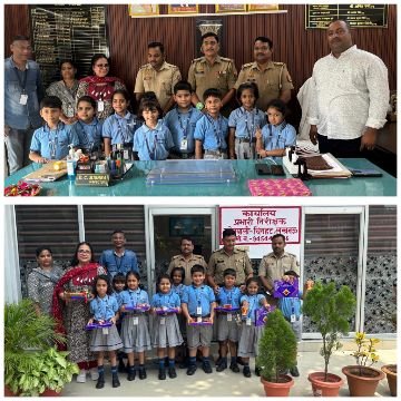 लखनऊ8अगस्त25*चिनहट पुलिस ने बच्चों संग मनाया रक्षाबंधन का त्यौहार*।