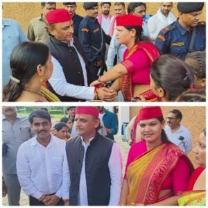 कानपुर नगर9अगस्त25*सपा पूर्व प्रत्याशी रचना सिंह गौतम ने रक्षाबंधन के शुभ अवसर सपा प्रमुख अखिलेश यादव को राखी बाँधी।