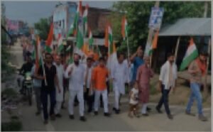कुशीनगर13अगस्त25*पडरौना में निकाली गई तिरंगा यात्रा, देशभक्ति का गूँजा नारा