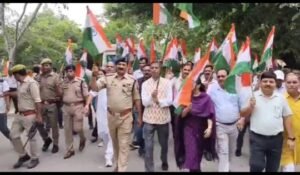 कानपुर देहात 13 अगस्त 2025*जिलाधिकारी के नेतृत्व में निकाली गई विशाल तिरंगा यात्रा