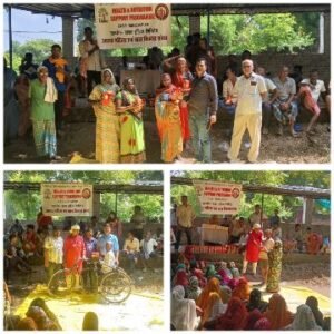 मिर्जापुर: 14अगस्त 25 *बाढ़ पीड़ित परिवार को हेल्थ एवं न्यूट्रिशन किट का वितरण*