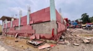 प्रयागराज16अगस्त25* 40 करोड़ का हनुमान मंदिर कॉरिडोर पहली ही बाढ़ में बहा....*