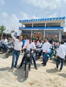 कौशांबी16अगस्त25* 79वे स्वतंत्रता दिवस पर नगर पालिका परिषद में निकली बाइक रैली*