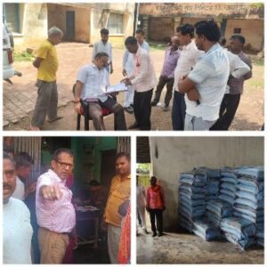 मिर्जापुर20अगस्त25* जिलाधिकारी के निर्देश पर फुटकर उर्वरक विक्रेता दुकानों पर की गई छापेमारी*