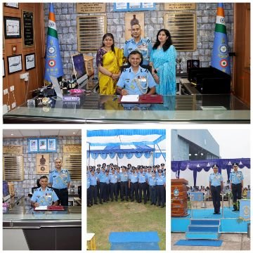 कानपुर नगर21अगस्त25*एयर कमोडोर प्रशांत कुमार नरेंद्र ने वायु सेना स्टेशन कानपुर के एयर ऑफिसर कमांडिंग का पदभार ग्रहण किया।