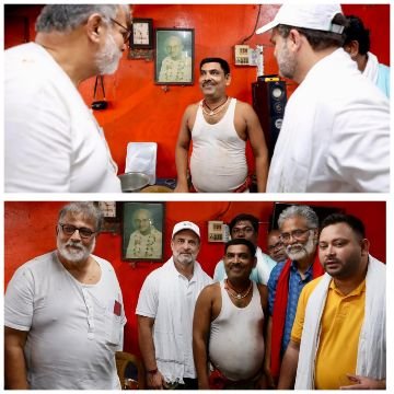 पटना24 अगस्त25*तुषार गांधी वोटर अधिकार यात्रा में जुड़े* महागठबंधन के नेताओं से की बातचीत, कहा बिहार में बदलाव की लहर*