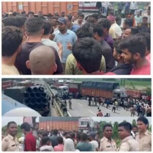 रोहतास26अगस्त25* ट्रकों से अवैध वसूली के खिलाफ ट्रक ड्राइवरों का फूटा गुस्सा, कोलकाता-दिल्ली नेशनल हाईवे किया जाम।*