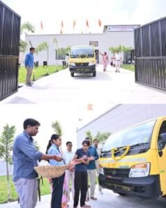 सागर29अगस्त25* निवासरत छात्राओं को कालेज आवागमन की नि:शुल्क सुविधा हेतु बस प्रदान की गई।