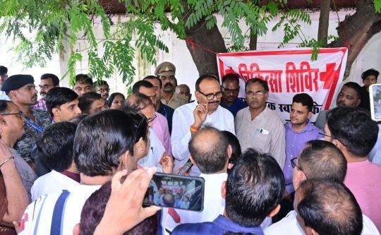 लखनऊ31अगस्त25* डिप्टी CM ब्रजेश पाठक पहुंचे जानकीपुरम*