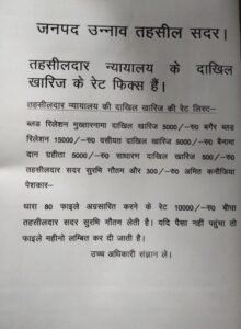 *उन्नाव17सितम्बर25*तहसील सदर उन्नाव से भ्रष्टाचार को लेकर बड़ी खबर*