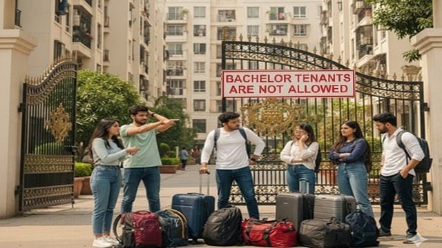 गाजियाबाद19सितम्बर25*अविवाहित युवाओं को किराये पर फ्लैट देने पर रोक*