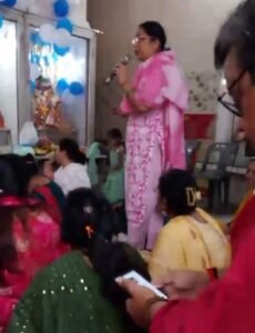 नजीबाबाद 01सितम्बर 25राधा रानी अष्टमी पर उत्तरप्रदेश में भव्य पूजा, बिना पाल और उनकी बेटी फेंशी ने भजनों से बाँधा समाँ