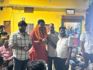 प्रतापगढ़1सितम्बर25*राष्ट्रीय हनुमान दल का अध्यक्ष बनाए जाने पर हुआ विकास सिंह जोरदार स्वागत....