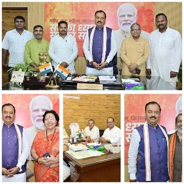 लखनऊ1सितम्बर25*शिष्टाचार भेंट कर कुशलक्षेम