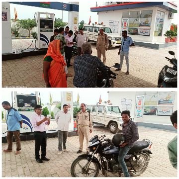 बाराबंकी2सितम्बर25*नो हेलमेट नो फ्यूल अभियान पर परिवहन विभाग ने शुरु की सख्ती,