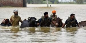 पंजाब3सितम्बर25*पंजाब के सभी 23 जिले बाढ़ प्रभावित घोषित: फसलें बर्बाद, 3.5 लाख लोग प्रभावित