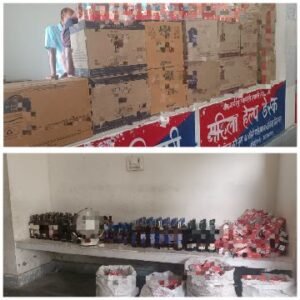 पूर्णिया बिहार 3 सितंबर 25*एक दुर्घटनाग्रस्त कार की तलाशी करने पर कार से कल 184 . 620 मी विदेशी शराब बरामद /थाना अध्यक्ष