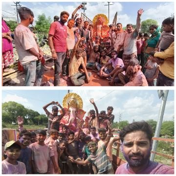 कानपुर नगर6सितम्बर25*आदर्श नगर नवयुवक गणेश महोत्सव समिति कानपुर द्वारा गणेश प्रतिमा जी का हुआ विसर्जन*