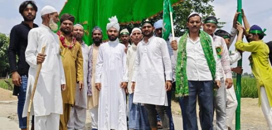 कानपुर नगर6सितम्बर25*शिवराजपुर के दरियापुर में शानो शौकत के साथ निकला जुलूस ए मोहम्मदी