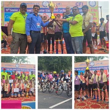 पूर्णिया बिहार7सितंबर25*17 वीं स्टेट साइकिलिंग प्रतियोगिता के विनर ट्राफी पर पूर्वी चंपारण का कब्जा , पूर्णिया बिहार7सितंबर25*17 वीं स्टेट साइकिलिंग प्रतियोगिता के विनर ट्राफी पर पूर्वी चंपारण का कब्जा ,