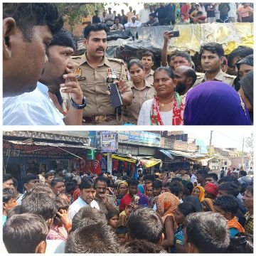 कौशाम्बी10सितम्बर25*विद्युत पोल से बाइक सवारों के टकराने की बात पर भड़के ग्रामीण किया चक्का जाम* कौशाम्बी10सितम्बर25*विद्युत पोल से बाइक सवारों के टकराने की बात पर भड़के ग्रामीण किया चक्का जाम*