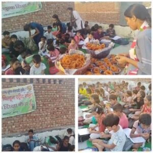 मथुरा 13 सितंबर 2025*नवचेतन एक आvhan संस्था जो 10 सालों से स्लम एरिया के बच्चों के लिए काम कर रही है