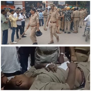 वाराणसी16सितम्बर25*न्यायालय परिसर में अधिवक्ताओं ने की दरोगा की बेरहमी से पिटाई।