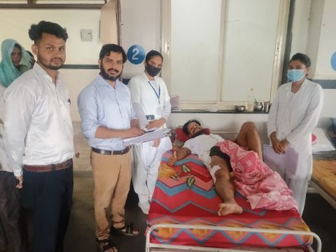 छतरपुर17सितम्बर25*जिला अस्पताल में डॉक्टर रवि सोनी द्वारा फिर से एक नौजवान का बचाया गया जीवन,, छतरपुर17सितम्बर25*जिला अस्पताल में डॉक्टर रवि सोनी द्वारा फिर से एक नौजवान का बचाया गया जीवन,,