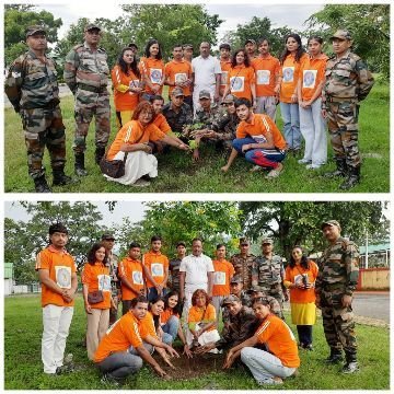 हल्द्वानी18सितम्बर25*प्रधानमंत्री नरेन्द्र मोदी की लंबी आयु के लिए एक समाज श्रेष्ठ समाज संस्था ने पौधारोपण किया